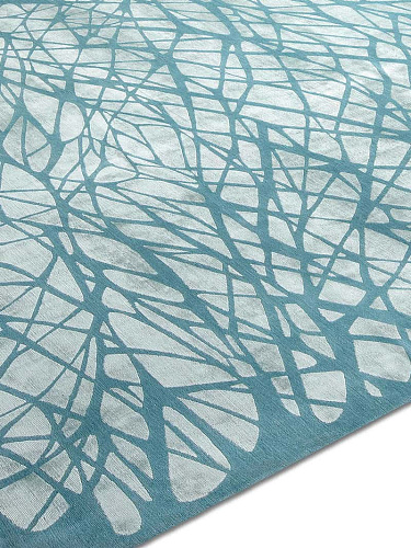 Изящный ковер ручной работы Dresden Light Turquoise