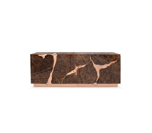 Тумба Fissure Rose Gold