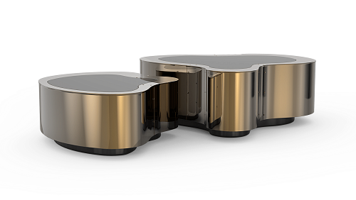 Журнальный столик Crest Polished Patina Set