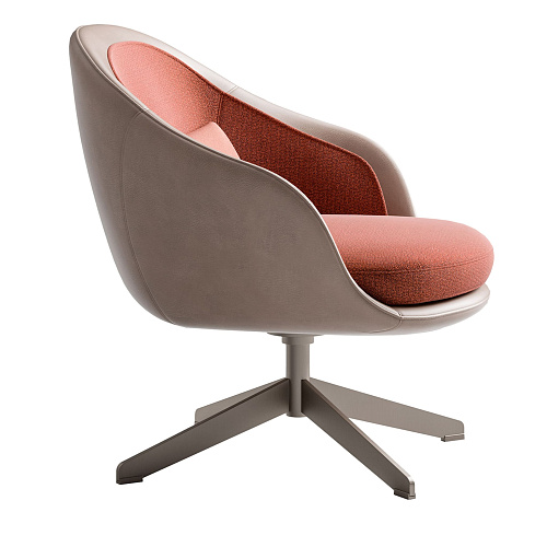 Кресло Lucille Beige / Red
