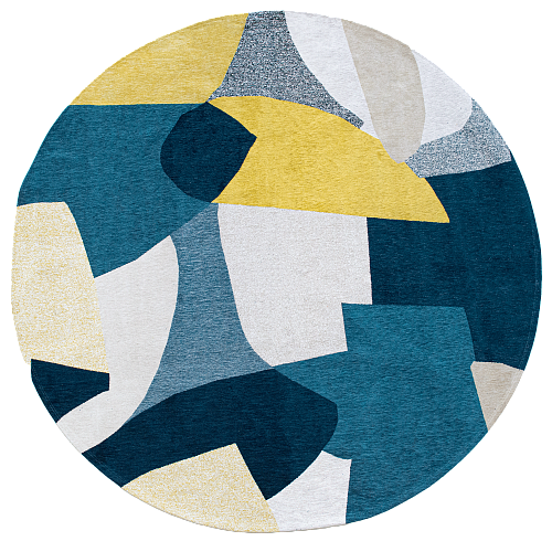 Бельгийский круглый ковер Duck Song