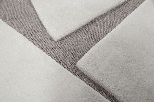 Дизайнерский ковер ручной работы Grey Shaped