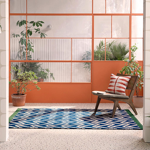 Ковер уличный Flat Weave Blue