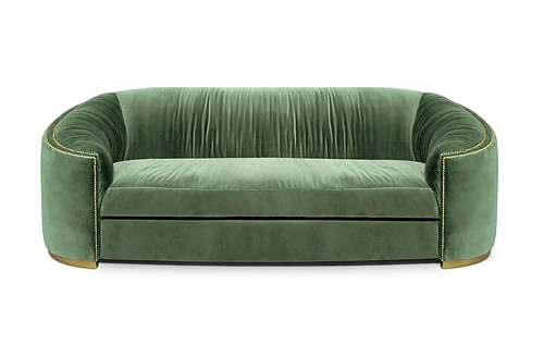 Диван зеленый Premium Comfort Curved