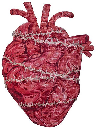 Ковер арт-деко дизайнерский Heart