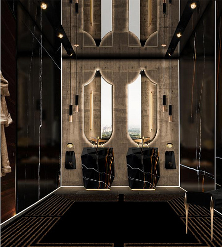 Раковина на пьедестале Jewel Faux Marble