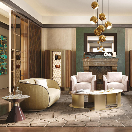 Дизайнерское настенное зеркало Peter