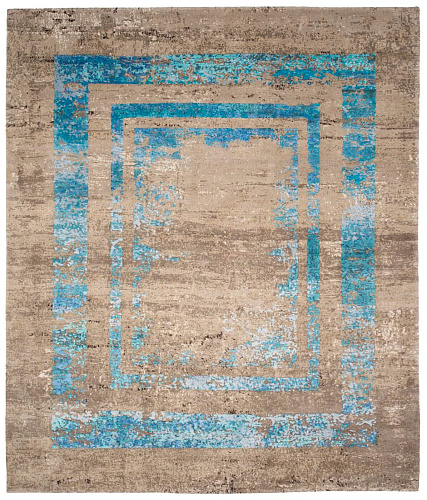 Ковер Artwork 27 Triple Border Blue