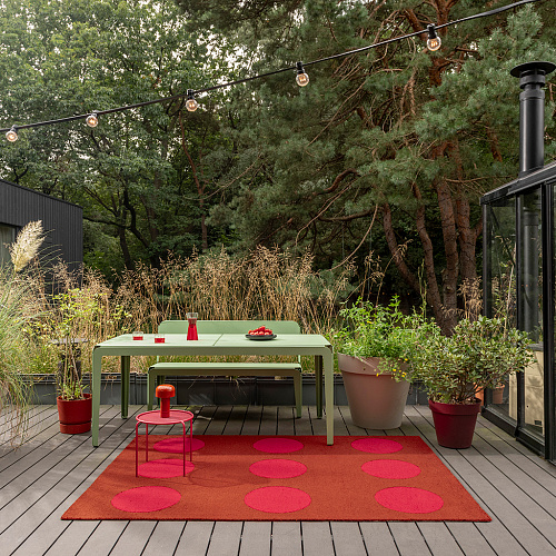 Ковер уличный Habitat Festival Dots Red 495800