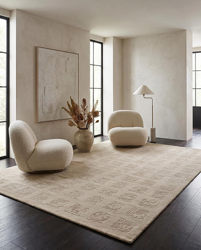 Ковер авторский Symbol Grid Beige