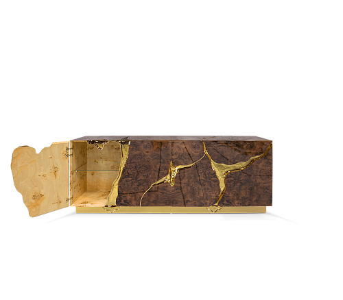 Тумба Fissure Walnut