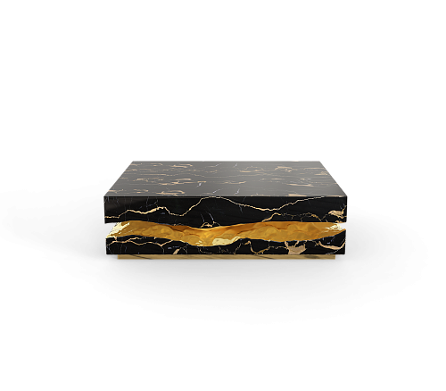 Журнальний столик Boulder Portoro Marble Table