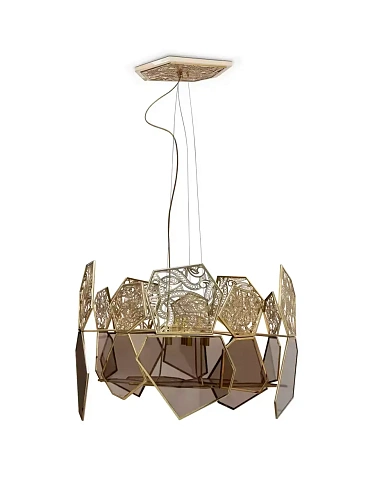 Люстра Hypnotique Bronze Glass