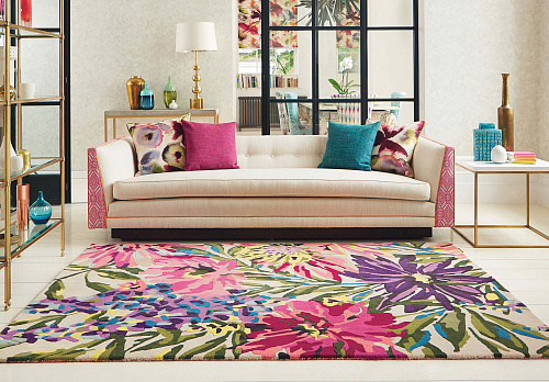 Килим квітковий Floreale Fuschia