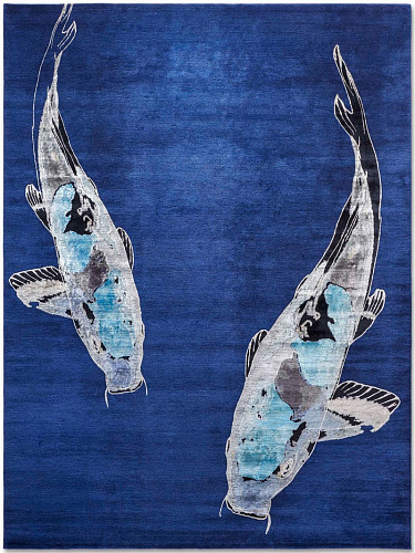 Эксклюзивный ковер Fish Blue