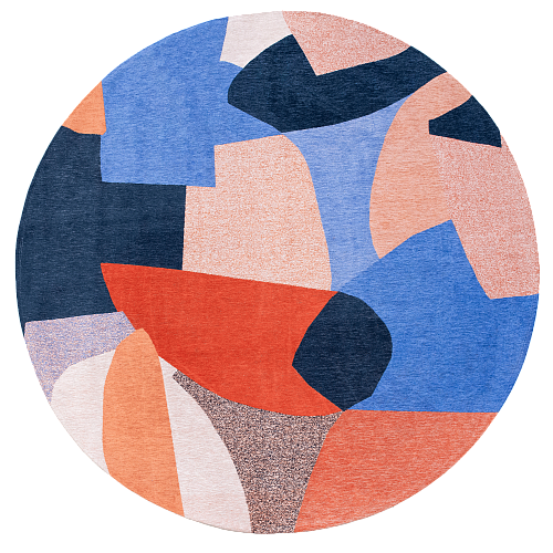 Бельгийский круглый ковер Carpe Diem