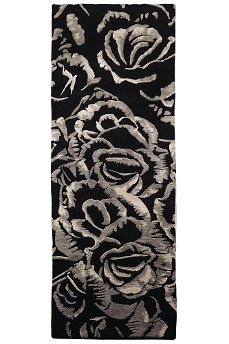 Круглый ковер эксклюзивный Италия Dark Flower