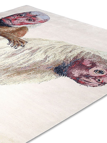 Эксклюзивный ковер ручной работы Two Monkeys