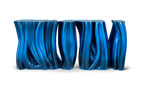 Тумба Monochrome Blue Premium