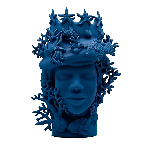 Королевская синяя скульптура Moor's Head