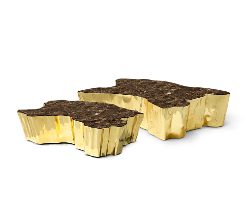 Журнальный столик Paradise Brown Stone Table