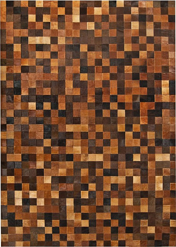 Ковер из натуральной кожи Mosaic Multicolour