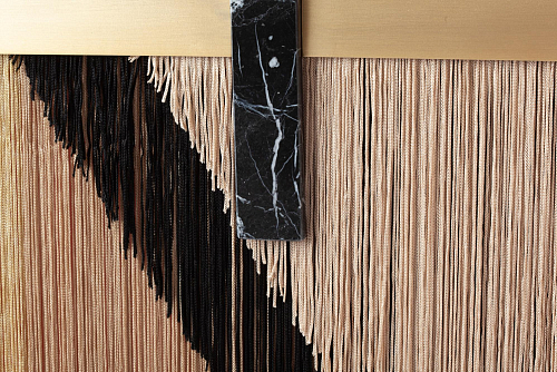 Декоративне настінне дзеркало Souk Black