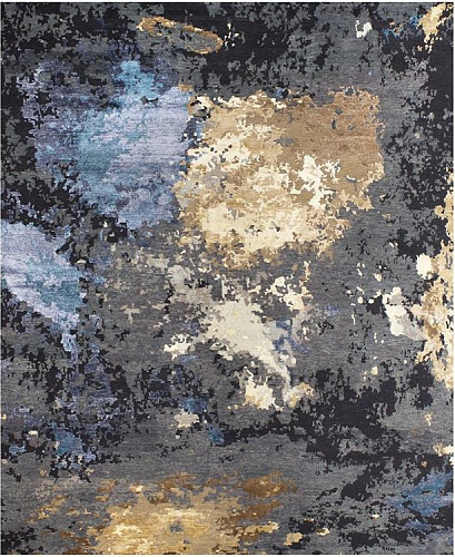 Дизайнерський елітний килим Abstract Charcoal
