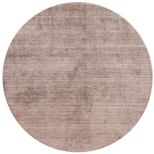 Круглый ковер из бамбукового шелка Round Powder Bamboo Silk
