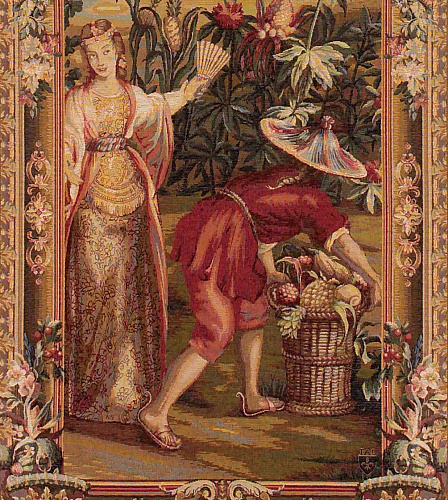 Гобелен The Pineapple Harvest - Left Door