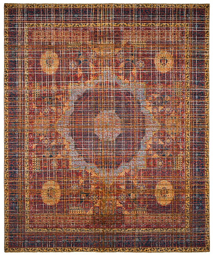 Ковер эксклюзивный Mamluk Columbus Web Red Grey Silk