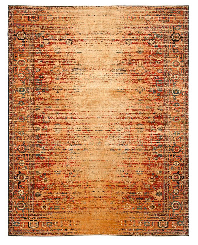 Ковер эксклюзивный Bidjar Kingscross Stomped Reverse Red Gold Silk