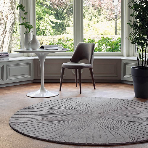 Ковер круглый Folia Grey
