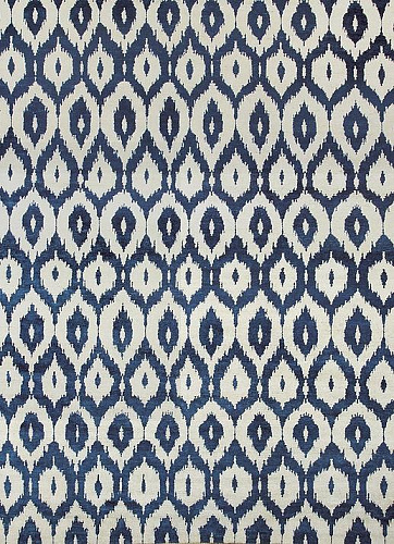 Ковер из шерсти Ikat Blue