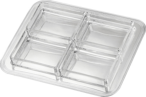 Прямоугольный набор для закусок