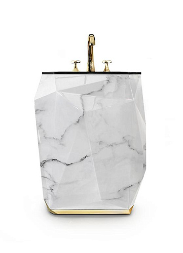 Раковина на пьедестале Jewel Faux Marble