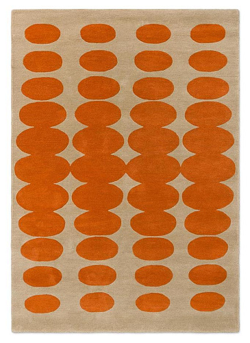 Ковёр Optical Oval Orange/Sand