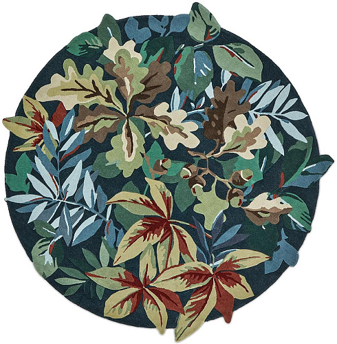 Круглый ковер Robin's Wood Forest Green 146508