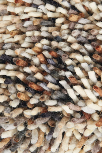 Ковер ворсистый серый Dots Grey Mix