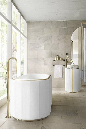 Раковина на пьедестале белая Imperial