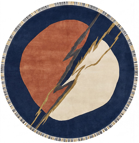 Ковер авторский Lightning Crest Navy