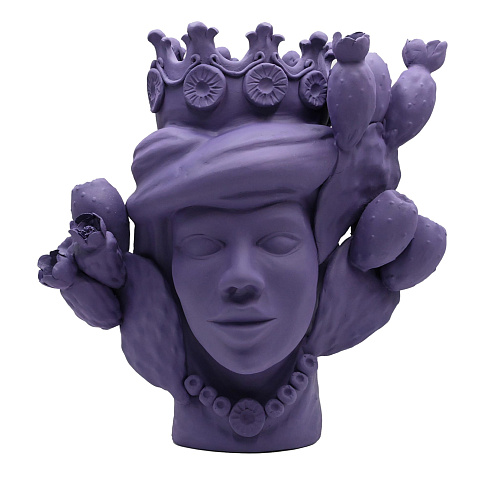 Фиолетовая скульптура Moor's Head