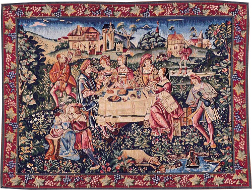 Гобелен The Afternoon Tea with Border
