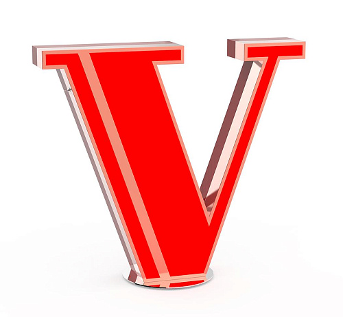 Светильник Vibrant Letter V