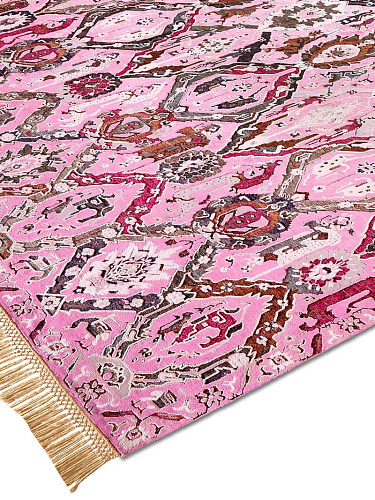 Изящный ковер ручной работы KavaBagh Pink