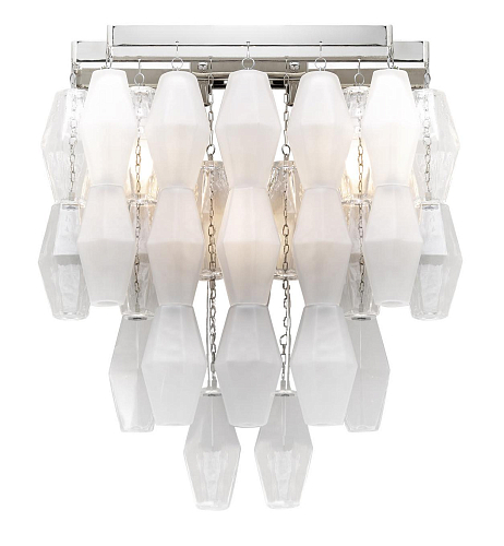 Настенный светильник Murano Nickel