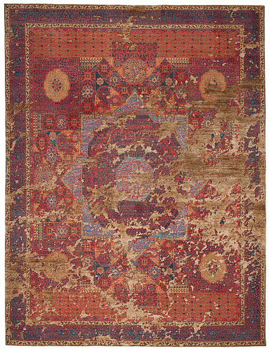Ковер эксклюзивный Mamluk Columbus Sky Red Brown Silk