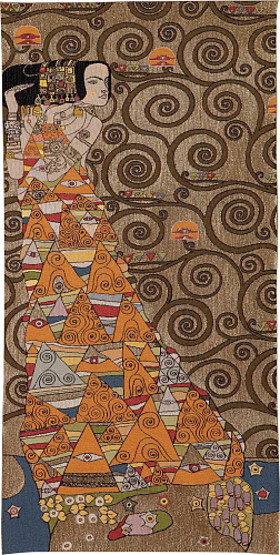 Гобелен The Lady from Klimt Orange (Left)