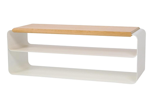 Дизайнерская банкетка из дерева и металла