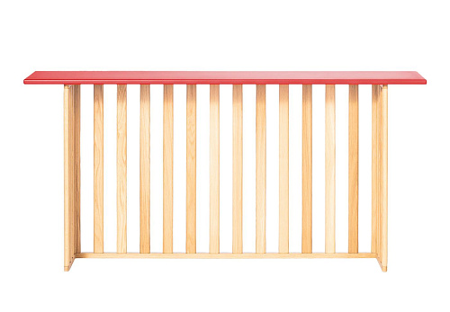 Изысканная розовая деревянная консоль